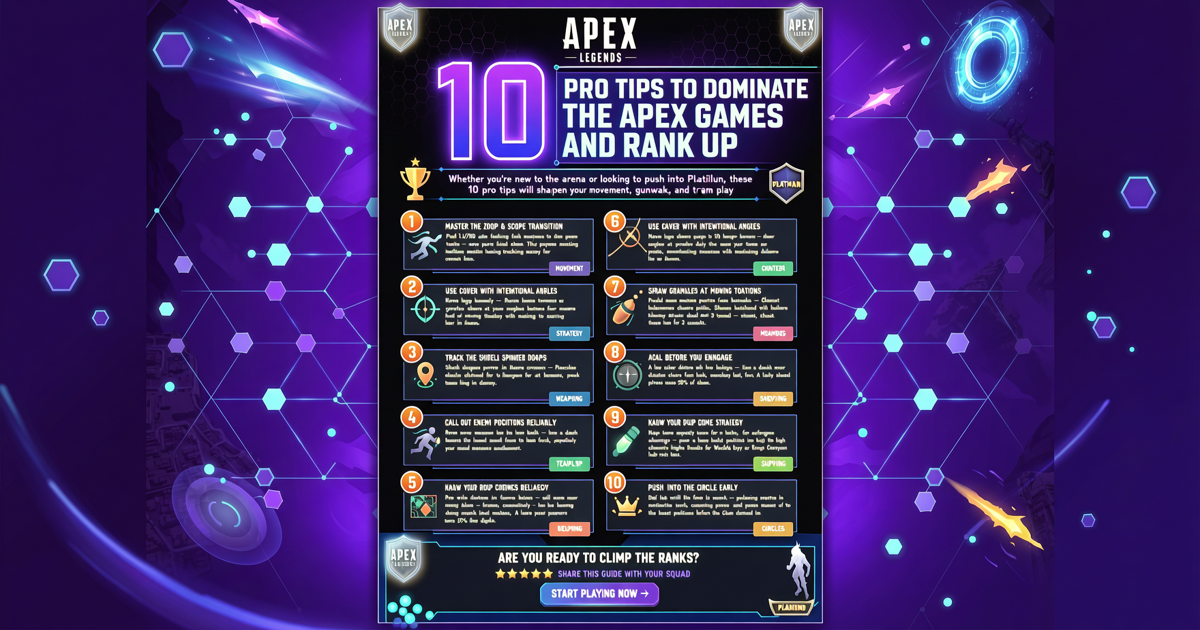 Apex Legends: 10 Pro Tips to Dominate the Apex Games and Rank Up